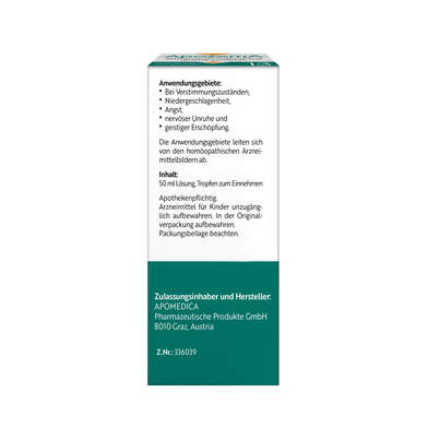 Sie sehen eine Packung Apozema® Nr. 13 Stimmungsaufhellungs-Tropfen, Produktbild: 06 Apozema® Nr. 13 Stimmungsaufhellungs-Tropfen, A-Nr.: 0952999 - 06