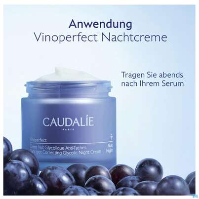 Sie sehen eine Packung Caudalie Vinoperfect Nachtcreme Nf 50ml, Produktbild: 10 Caudalie Vinoperfect Nachtcreme Nf 50ml, A-Nr.: 5970306 - 10