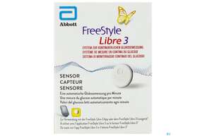 Diagnostika U.zubehoer Freestyle/libre 3 Sensor Inkl.applikator Pq 72 1st, A-Nr.: 5817740 - 01