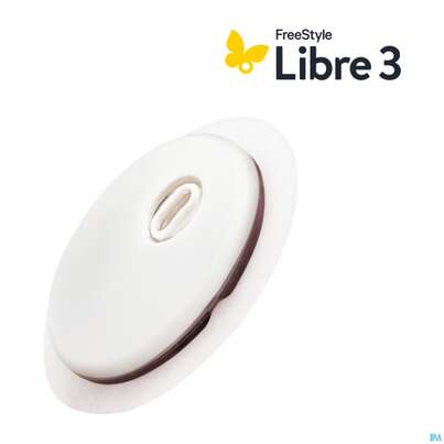 Sie sehen eine Packung Diagnostika U.zubehoer Freestyle/libre 3 Sensor Inkl.applikator Pq 72 1st, Produktbild: 08 Diagnostika U.zubehoer Freestyle/libre 3 Sensor Inkl.applikator Pq 72 1st, A-Nr.: 5817740 - 08