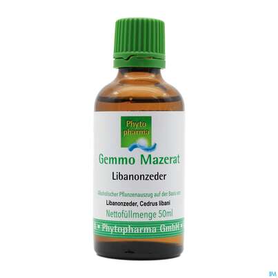 Gemmo Mazerat Libanonzeder Cedrus Libani Phytopharma 50ml, A-Nr.: 3107371 - 02