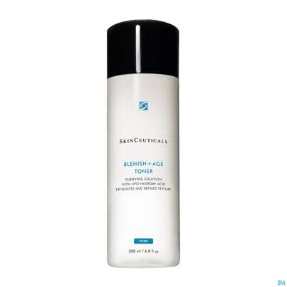 Sie sehen eine Packung Skinceuticals Blemish +age Toner 200ml, Produktbild: 01 Skinceuticals Blemish +age Toner 200ml, A-Nr.: 4733768 - 01