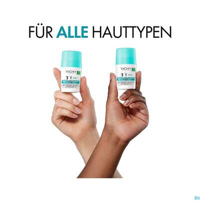 Sie sehen eine Packung Vichy Deo/roll-on 48h Anti-flecken 50ml, Produktbild: 10 Vichy Deo/roll-on 48h Anti-flecken 50ml, A-Nr.: 4442640 - 10