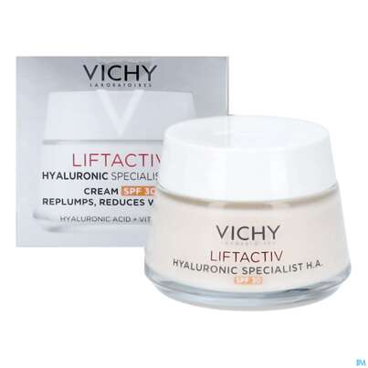 Sie sehen eine Packung Vichy Liftactiv/supreme Anti-falten Lsf30 Straffheitspflege 50ml, Produktbild: 17 Vichy Liftactiv/supreme Anti-falten Lsf30 Straffheitspflege 50ml, A-Nr.: 5304874 - 17
