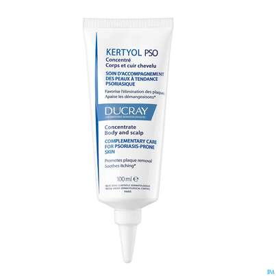 Sie sehen eine Packung Ducray Kertyol P.s.o Konzentrat 100ml, Produktbild: 02 Ducray Kertyol P.s.o Konzentrat 100ml, A-Nr.: 4855603 - 02