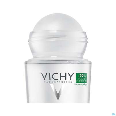 Sie sehen eine Packung Vichy Deo/roll-on Mineral 48h 50ml, Produktbild: 15 Vichy Deo/roll-on Mineral 48h 50ml, A-Nr.: 4759503 - 15