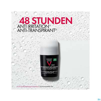 Vichy Homme Deodorant Empfindl.haut 48h 50ml, A-Nr.: 3724394 - 05