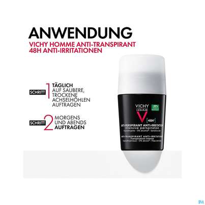 Vichy Homme Deodorant Empfindl.haut 48h 50ml, A-Nr.: 3724394 - 08