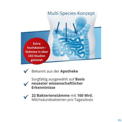 Sie sehen eine Packung Darmflora Plus Dr.wolz Select Kapseln Nr 60570 80st, Produktbild: 10 Darmflora Plus Dr.wolz Select Kapseln Nr 60570 80st, A-Nr.: 3839306 - 10