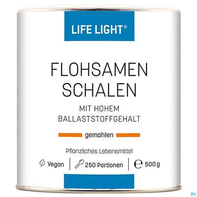 Flohsamenschalen Gemahlen Life Light 500g, A-Nr.: 1752423 - 05