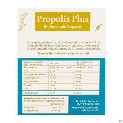 Propolis Kapseln Plus -oekopharm 90st, A-Nr.: 3049142 - 04