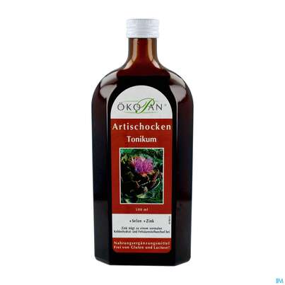 Sie sehen eine Packung Artischocken Tonikum Oekopan 500ml, Produktbild: 01 Artischocken Tonikum Oekopan 500ml, A-Nr.: 1371916 - 01