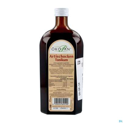 Sie sehen eine Packung Artischocken Tonikum Oekopan 500ml, Produktbild: 04 Artischocken Tonikum Oekopan 500ml, A-Nr.: 1371916 - 04