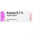 Sie sehen eine Packung Aconex Augentropfen 10ml, Produktbild: 01 Aconex Augentropfen 10ml, A-Nr.: 1304541 - 01