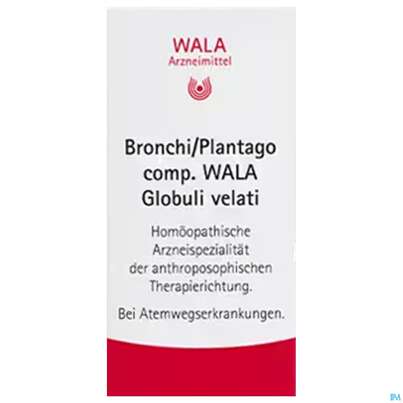Sie sehen eine Packung Bronchi Plantago Comp Wala Globuli 20g, Produktbild: 01 Bronchi Plantago Comp Wala Globuli 20g, A-Nr.: 2053182 - 01