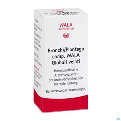 Sie sehen eine Packung Bronchi Plantago Comp Wala Globuli 20g, Produktbild: 02 Bronchi Plantago Comp Wala Globuli 20g, A-Nr.: 2053182 - 02
