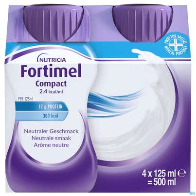 Fortimel/compact/2.4 125ml Vitalflasche Neutral 4st, A-Nr.: 4303269 - 01