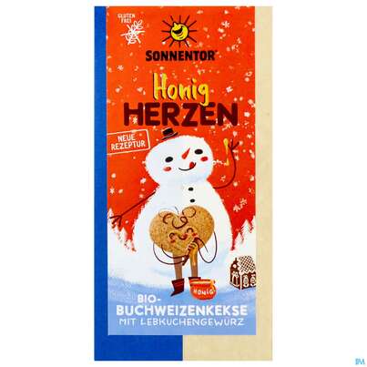Sie sehen eine Packung Sonnentor Bio Honigherzen 00959 100g, Produktbild: 03 Sonnentor Bio Honigherzen 00959 100g, A-Nr.: 4039476 - 03
