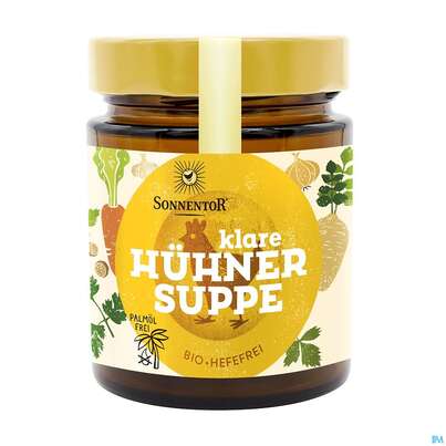 Sonnentor Huehnersuppe Klar Bio Glas 01474 100g, A-Nr.: 4389710 - 03