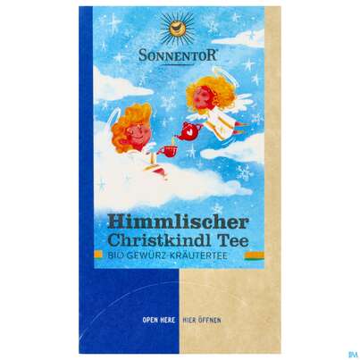 Sie sehen eine Packung Sonnentor Tee/bio Himmlischer Christkindl 02305 18st, Produktbild: 03 Sonnentor Tee/bio Himmlischer Christkindl 02305 18st, A-Nr.: 3176024 - 03