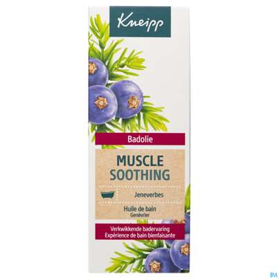 Sie sehen eine Packung Kneipp Gesundheitsbad Muskel Aktiv Wacholder 100ml, Produktbild: 01 Kneipp Gesundheitsbad Muskel Aktiv Wacholder 100ml, A-Nr.: 3139632 - 01