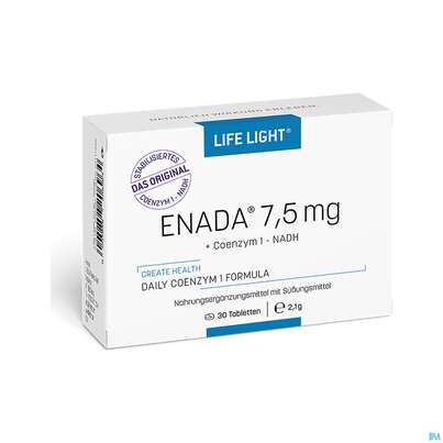 Sie sehen eine Packung Enada N.a.d.h Dr.birkmayer Tabl 7,5mg 30st, Produktbild: 03 Enada N.a.d.h Dr.birkmayer Tabl 7,5mg 30st, A-Nr.: 2963903 - 03