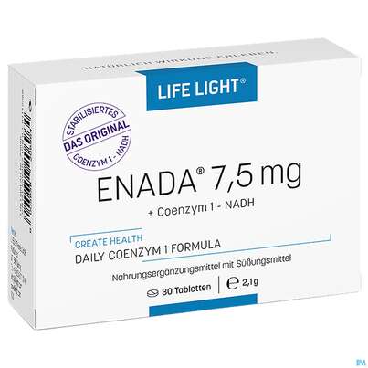 Sie sehen eine Packung Enada N.a.d.h Dr.birkmayer Tabl 7,5mg 30st, Produktbild: 04 Enada N.a.d.h Dr.birkmayer Tabl 7,5mg 30st, A-Nr.: 2963903 - 04