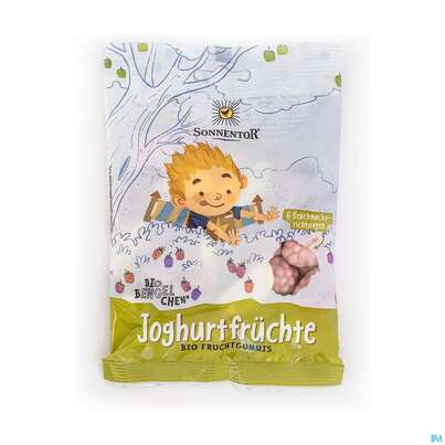 Sie sehen eine Packung Sonnentor Biobengelchen Joghurtfruechte 00969 100g, Produktbild: 03 Sonnentor Biobengelchen Joghurtfruechte 00969 100g, A-Nr.: 5421539 - 03