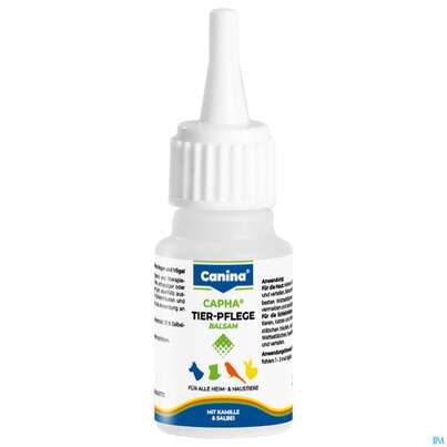 Sie sehen eine Packung Veterinaerprodukte Canina Capha Tier-pflege-balsam 25ml, Produktbild: 02 Veterinaerprodukte Canina Capha Tier-pflege-balsam 25ml, A-Nr.: 3201779 - 02
