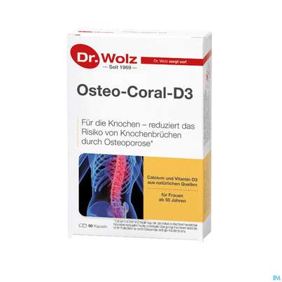 Osteo Coral D3 Kapseln Dr.wolz Nr 60652 60st, A-Nr.: 4151380 - 03