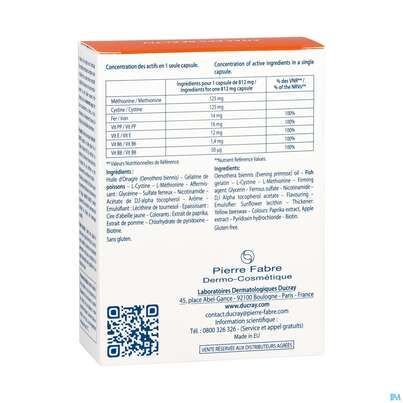 Sie sehen eine Packung Ducray Anacaps F.d.haar Haarausfall Reactiv/neu 30st, Produktbild: 04 Ducray Anacaps F.d.haar Haarausfall Reactiv/neu 30st, A-Nr.: 5684598 - 04