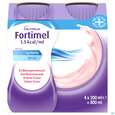 Fortimel 1.5kcal 200ml Erdbeere 4st, A-Nr.: 3237530 - 04
