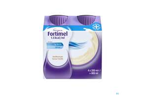 Fortimel 1.5kcal 200ml Vanille 4st, A-Nr.: 3237607 - 01