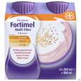 Sie sehen eine Packung Fortimel/multifibre 1,5kcal 200ml Flasche Erdbeer 4st, Produktbild: 03 Fortimel/multifibre 1,5kcal 200ml Flasche Erdbeer 4st, A-Nr.: 3237671 - 03
