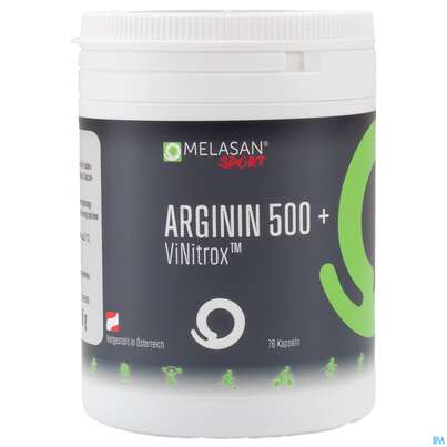 Arginin Kapseln Melasan Sport 500+ Vinitrox 76st, A-Nr.: 4391517 - 03