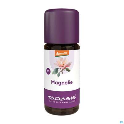 Sie sehen eine Packung Aetherische Oele Taoasis Magnolie 2% 10ml, Produktbild: 02 Aetherische Oele Taoasis Magnolie 2% 10ml, A-Nr.: 3164512 - 02