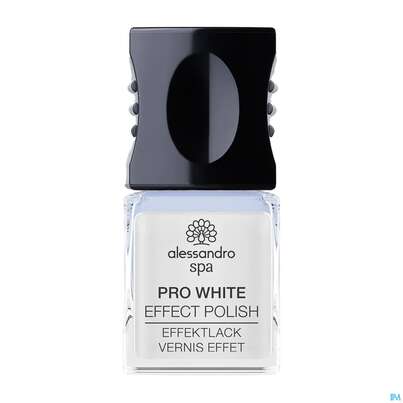Sie sehen eine Packung Alessandro Nagellack Pro White Lack 10ml, Produktbild: 07 Alessandro Nagellack Pro White Lack 10ml, A-Nr.: 5178122 - 07