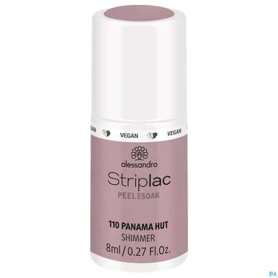 Sie sehen eine Packung Alessandro Striplac Panama Hut 8ml, Produktbild: 02 Alessandro Striplac Panama Hut 8ml, A-Nr.: 5191051 - 02