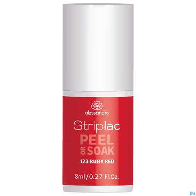 Sie sehen eine Packung Alessandro Striplac Ruby Red 8ml, Produktbild: 01 Alessandro Striplac Ruby Red 8ml, A-Nr.: 5191192 - 01