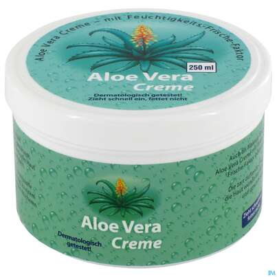 Sie sehen eine Packung Aloe Vera Creme-avitale 250ml, Produktbild: 01 Aloe Vera Creme-avitale 250ml, A-Nr.: 2722996 - 01