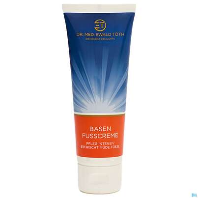 Sie sehen eine Packung Basen Fusscreme Dr.ewald Toeth 75ml, Produktbild: 02 Basen Fusscreme Dr.ewald Toeth 75ml, A-Nr.: 4838349 - 02