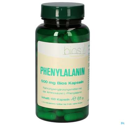 Bios Phenylalanin 500mg 100 Kapseln, A-Nr.: 4247329 - 01