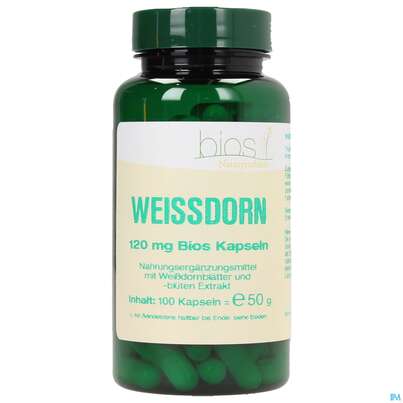 Bios Weißdorn 120mg 100 Kapseln, A-Nr.: 4078789 - 01