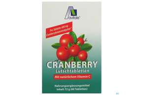 Cranberry Lutschtabl Avi 60st, A-Nr.: 3831121 - 01