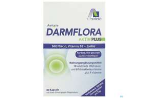 Darmflora Kapseln Aktiv Plus 100mrd. Bakterien +7 Vit 80st, A-Nr.: 5431236 - 01