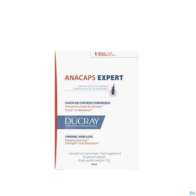 Sie sehen eine Packung Ducray Anacaps F.d.haar Haarausfall Kapseln Expert23 90st, Produktbild: 08 Ducray Anacaps F.d.haar Haarausfall Kapseln Expert23 90st, A-Nr.: 5688886 - 08