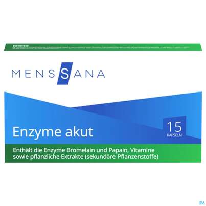 Enzyme Menssana Kapseln Akut 15st, A-Nr.: 3742179 - 01