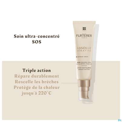 Sie sehen eine Packung Furterer Absolue Kératine Ultimatives Repair-serum - Pflege Für Beschädigte Haarspitzen 30ml, Produktbild: 12 Furterer Absolue Kératine Ultimatives Repair-serum - Pflege Für Beschädigte Haarspitzen 30ml, A-Nr.: 5479591 - 12
