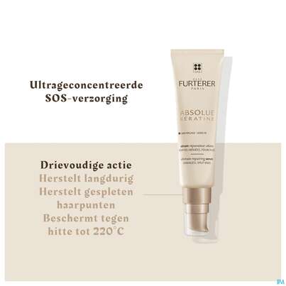 Sie sehen eine Packung Furterer Absolue Kératine Ultimatives Repair-serum - Pflege Für Beschädigte Haarspitzen 30ml, Produktbild: 20 Furterer Absolue Kératine Ultimatives Repair-serum - Pflege Für Beschädigte Haarspitzen 30ml, A-Nr.: 5479591 - 20