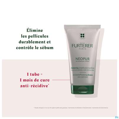Sie sehen eine Packung Furterer Neopur Ausgleichendes Anti-schuppen Shampoo Für Fettige 150ml, Produktbild: 11 Furterer Neopur Ausgleichendes Anti-schuppen Shampoo Für Fettige 150ml, A-Nr.: 5595682 - 11